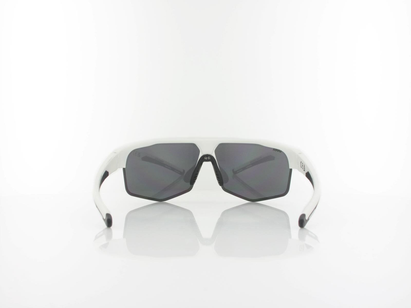 UVEX | axos set S533081 8816 70 | white matt / mirror silver - clear