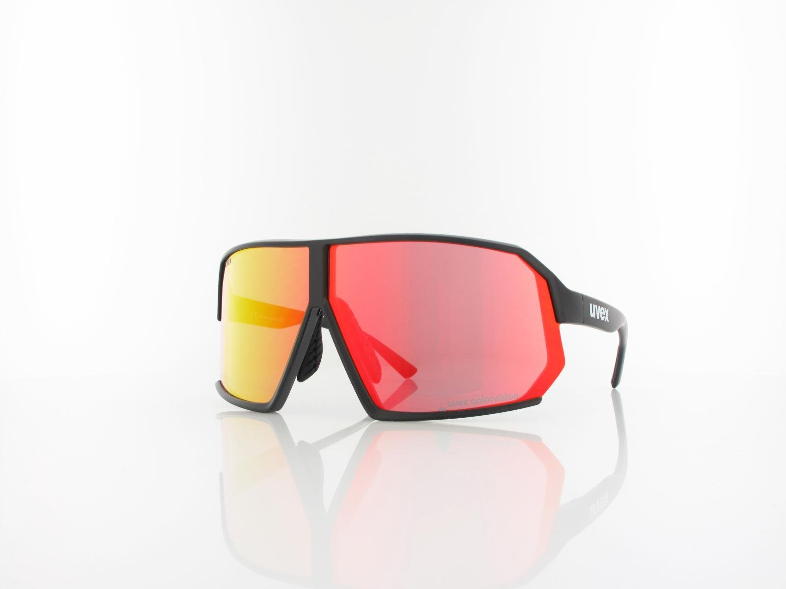 UVEX | sportstyle 237 CV S533086 2287 75 | black matt / colorvision mirror red