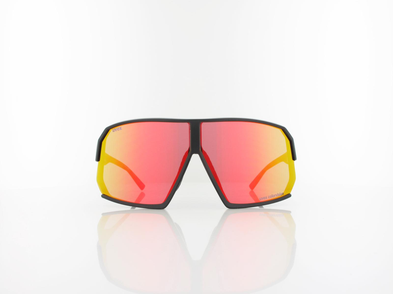 UVEX | sportstyle 237 CV S533086 2287 75 | black matt / colorvision mirror red