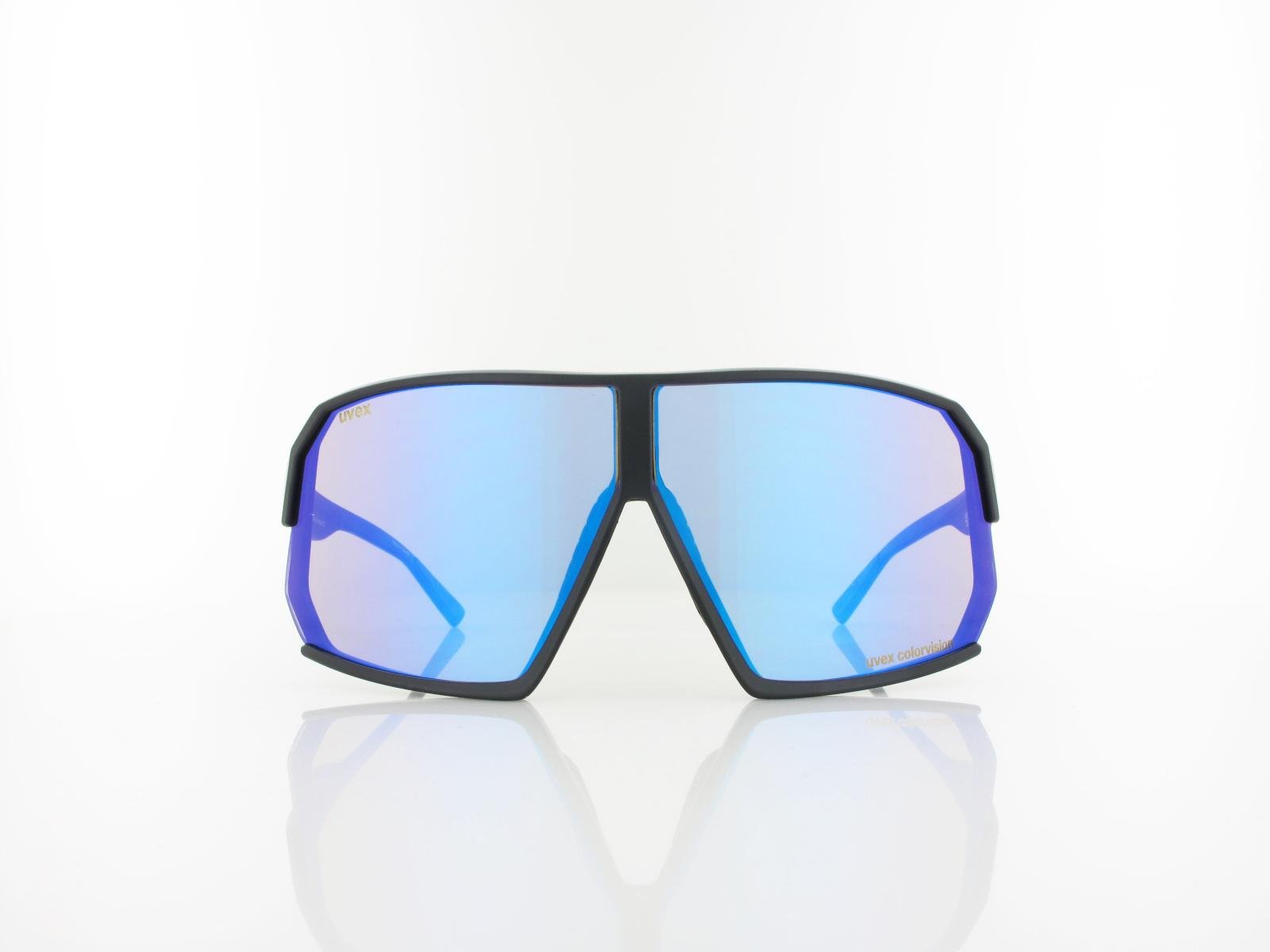 UVEX | sportstyle 237 CV S533086 2288 75 | black matt / colorvision mirror blue