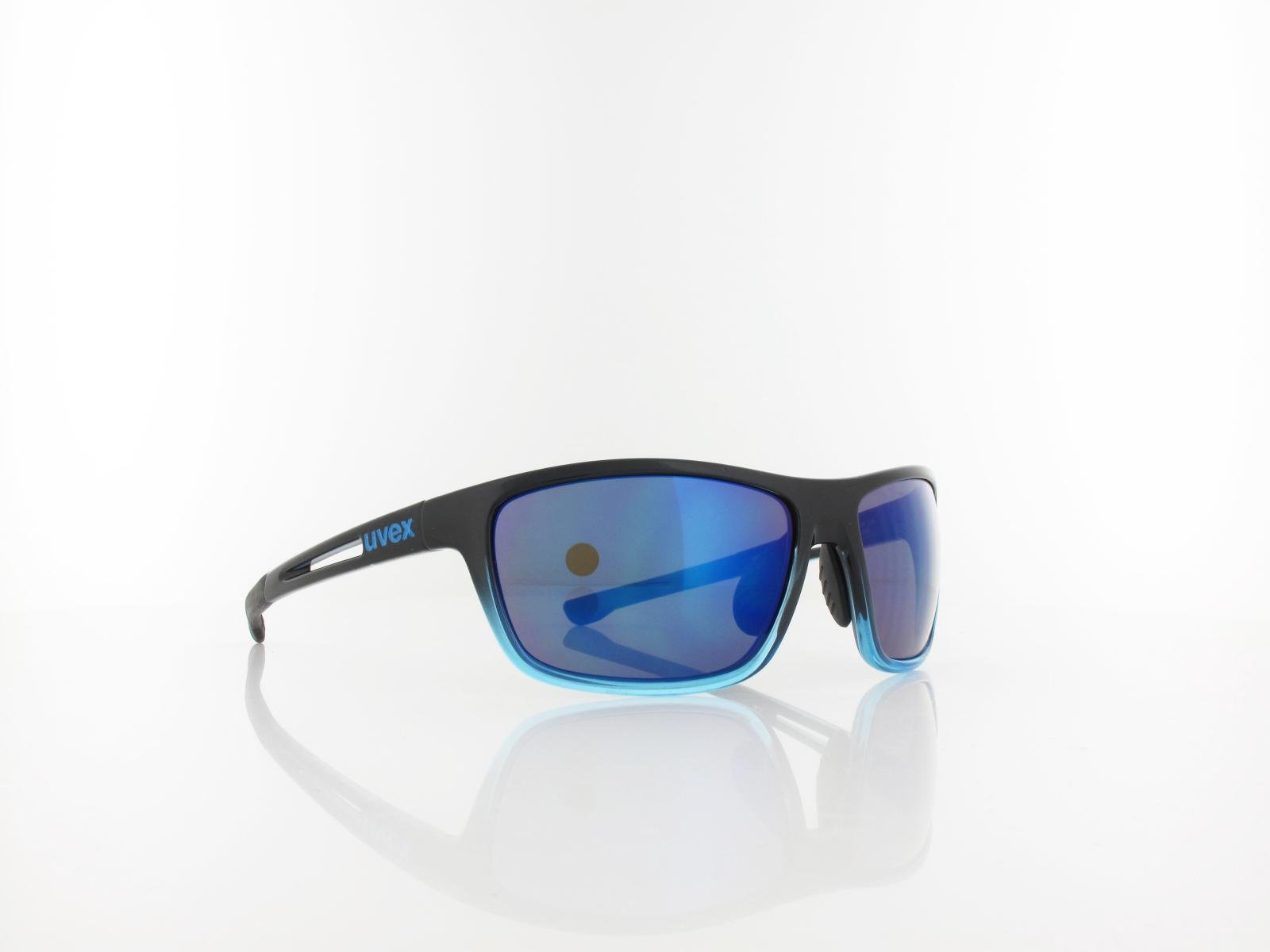UVEX | RXd 4004 1135 58 | black transparent / brown blue mirror