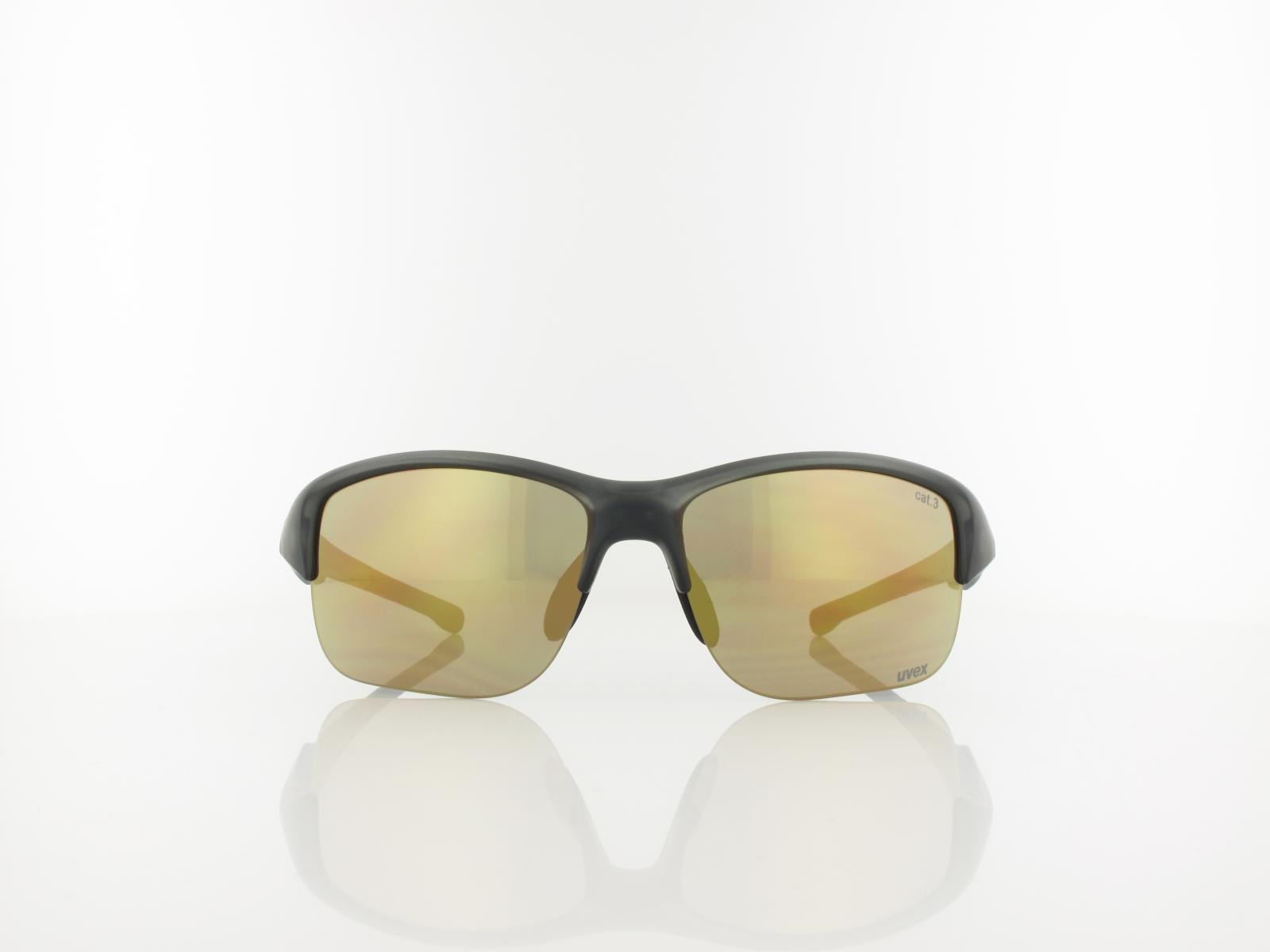 UVEX | RXc 4200 9063 1525 62 | grey matt translucent / gold mirror