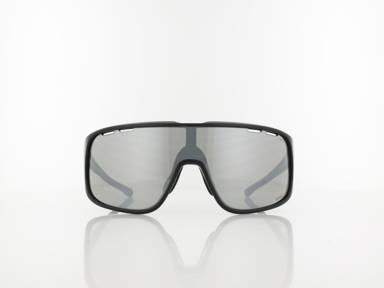 UVEX | RXs 4300 1100 9034 135 | shiny black / grey - silver mirror
