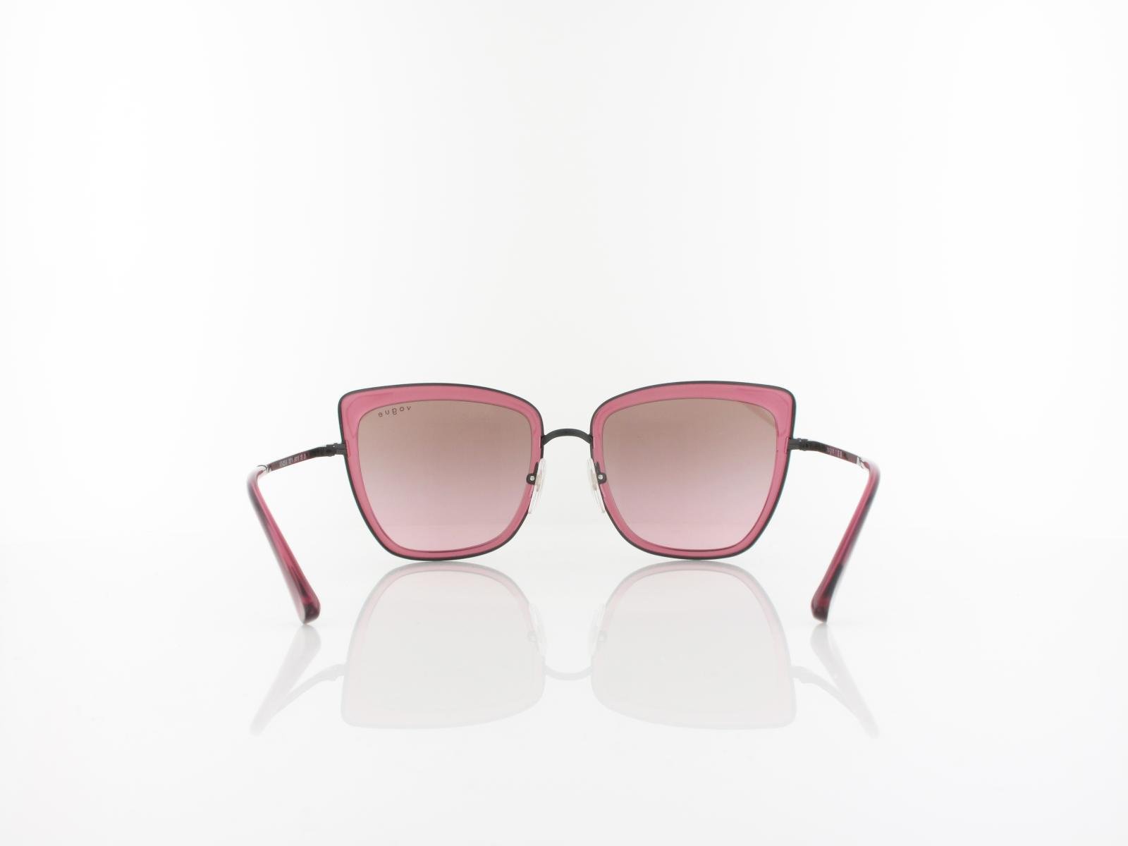 Vogue eyewear | VO4223S 352/14 54 | black transparent cherry / pink gradient brown