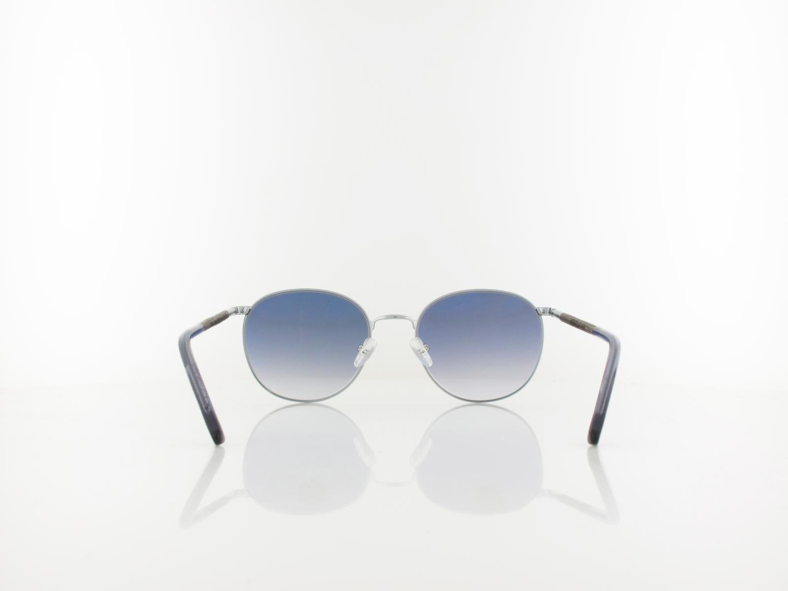 Wood Fellas | Hub Wood Stainless Steel 11723 6875 53 | curled silver / grey gradient mirror