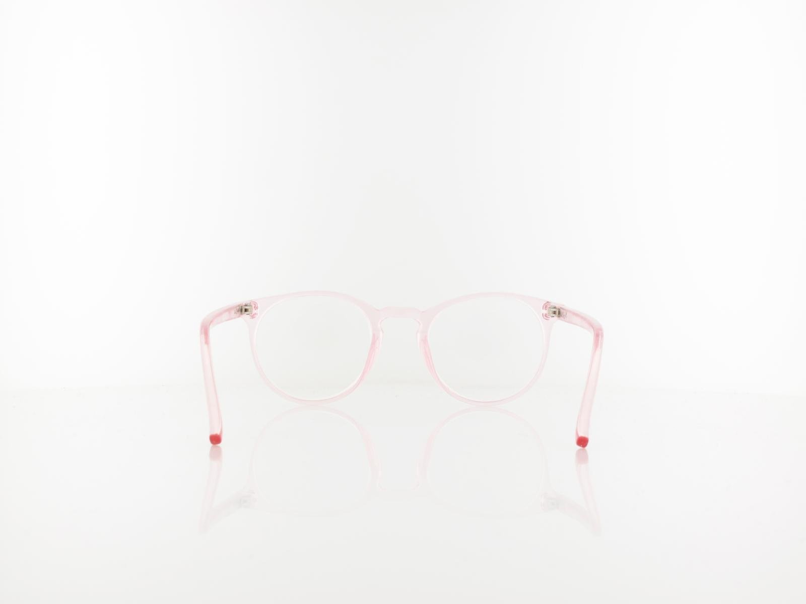 Brilando | HMR55B Fertiglesebrille | clear pink | +3,00