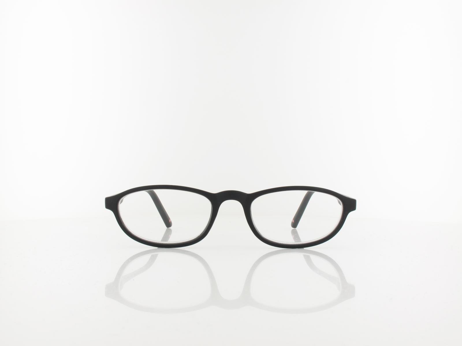 Brilando | HMR57 Fertiglesebrille | matt black | +2,50
