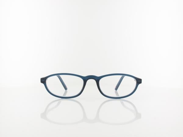 Brilando | HMR57B Fertiglesebrille | matt blue | +2,50