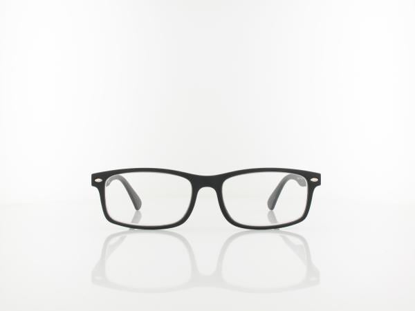 Brilando | MR83 Fertiglesebrille | matte black | +3,50