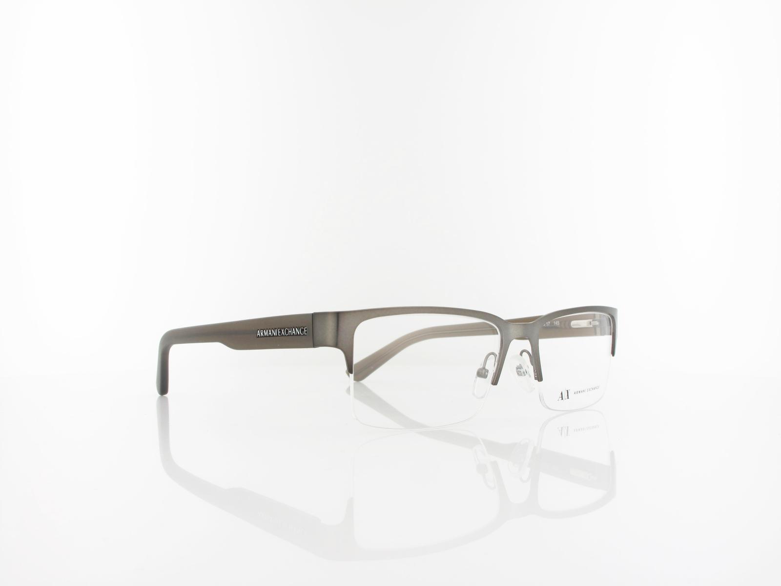 Armani Exchange | AX1014 6060 53 | matte gunmetal