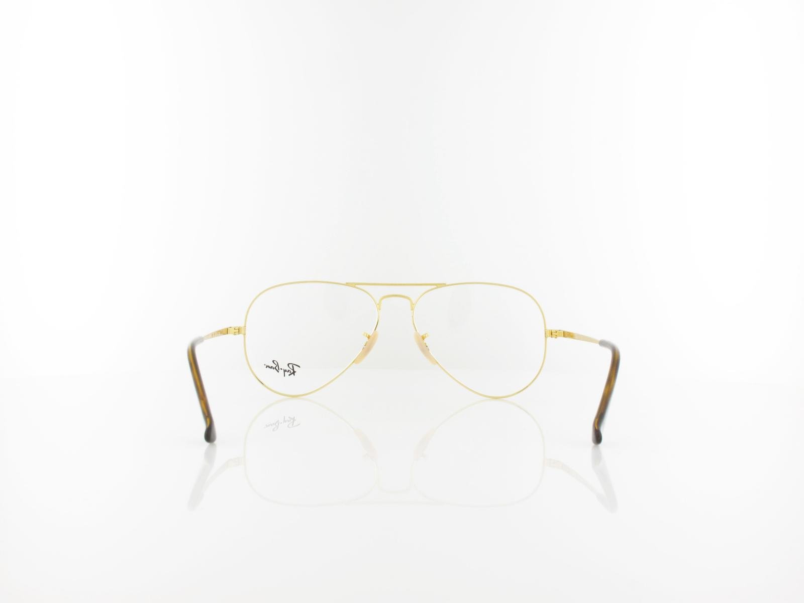 Ray Ban | Aviator RX6489 2500 55 | gold
