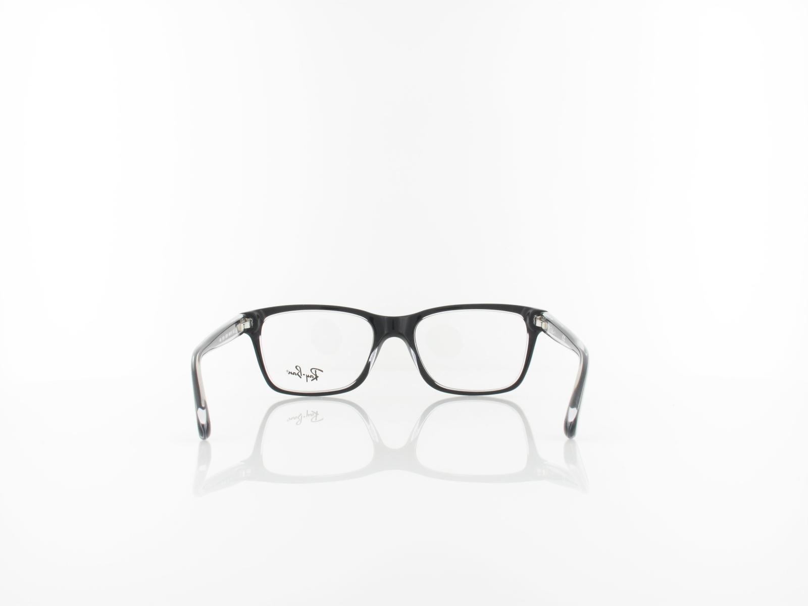 Ray Ban | RY1536 small 3529 48 | top black on transparent