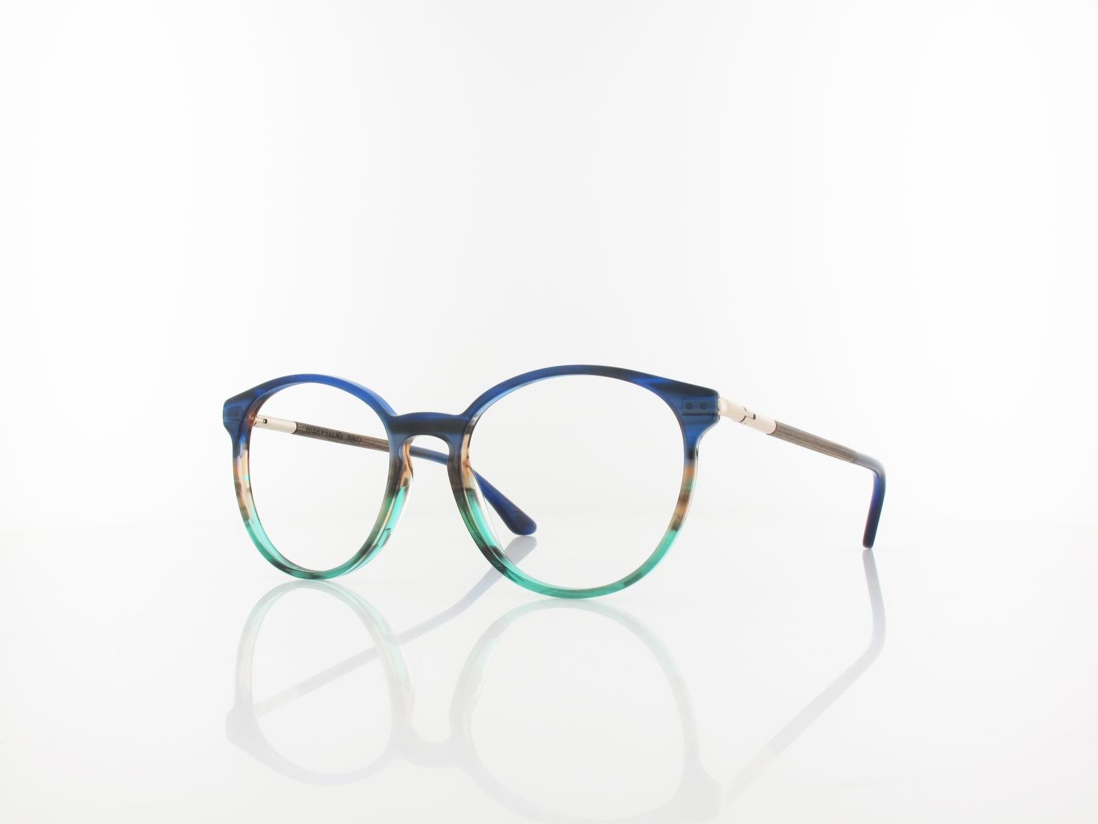 Wood Fellas | Halo Wood Acetate 11020 6713 52 | walnut blue