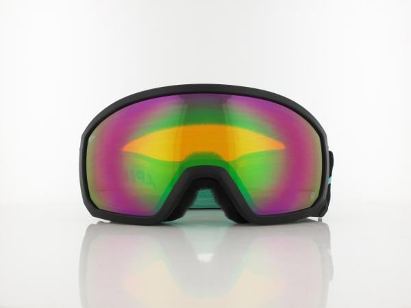 ALPINA | SCARABEO JR. A7257 872 | black aqua matt / Q-LITE green