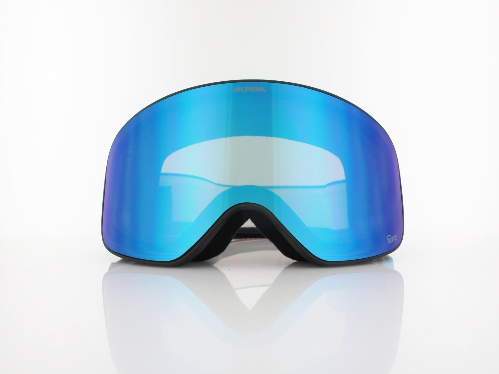 ALPINA Fernie Q-LITE OTG-skibril met gespiegelde, contrastversterkende en gepolariseerde OTG-skibril met 100% uv-bescherming voor volwassenen, mat zwart, eenheidsmaat ALPINA Fernie Q-LITE OTG-skibril met gespiegelde, contrastversterkende en gepolariseerde OTG-skibril met 100% uv-bescherming voor volwassenen, mat zwart, eenheidsmaat