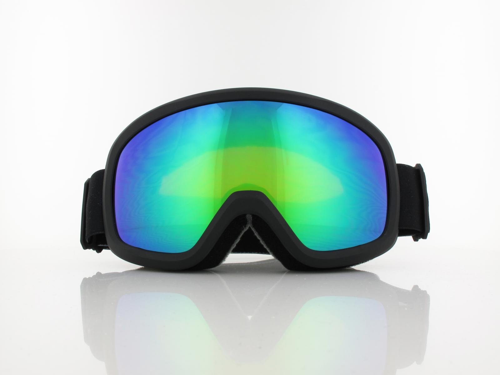 Smith | SNOWDAY JR M00442 0DY99C5 | black / green solx mirror antifog