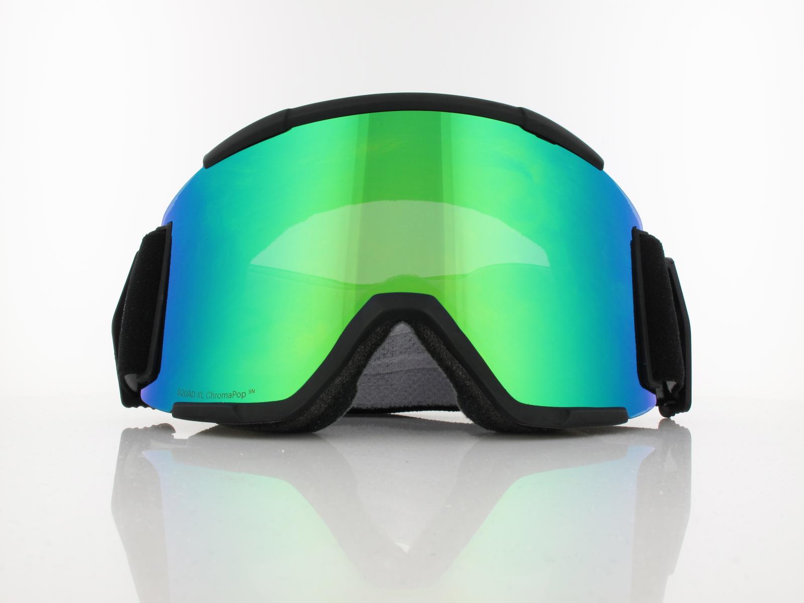 Smith | SQUAD XL M00675 2QJ99MK | black / chromapop sun green mirror - chromapop storm rose flash