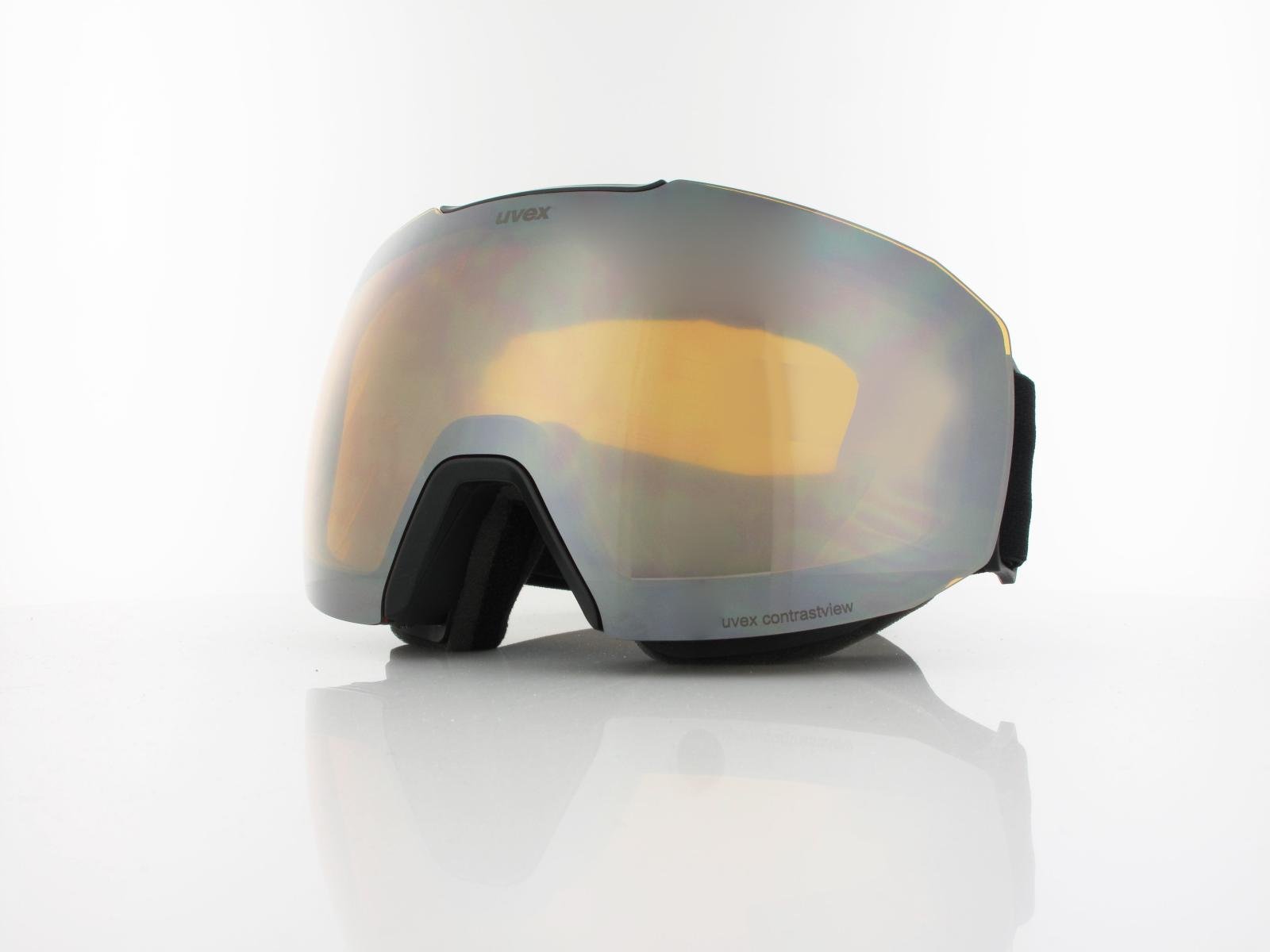 UVEX | epic ATTRACT S S550662 2030 | black matt / mirror silver - yellow