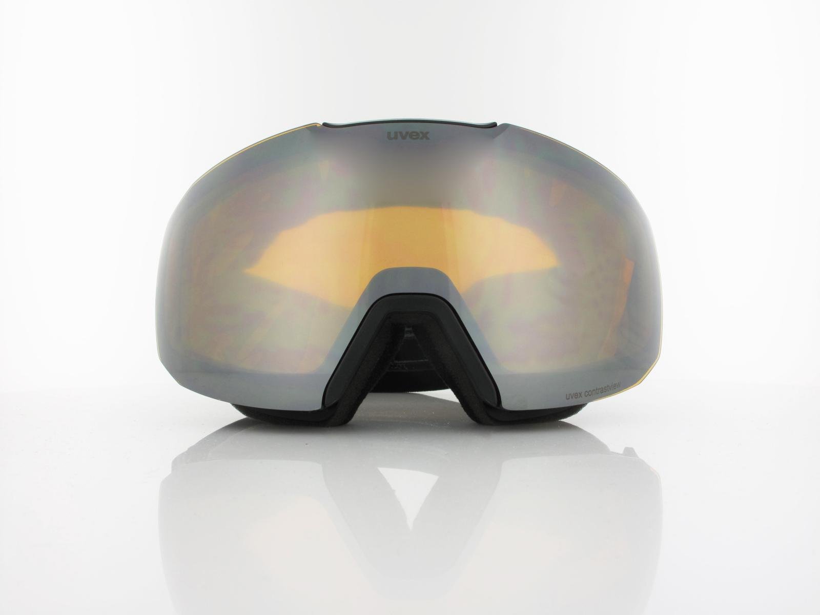 UVEX | epic ATTRACT S S550662 2030 | black matt / mirror silver - yellow