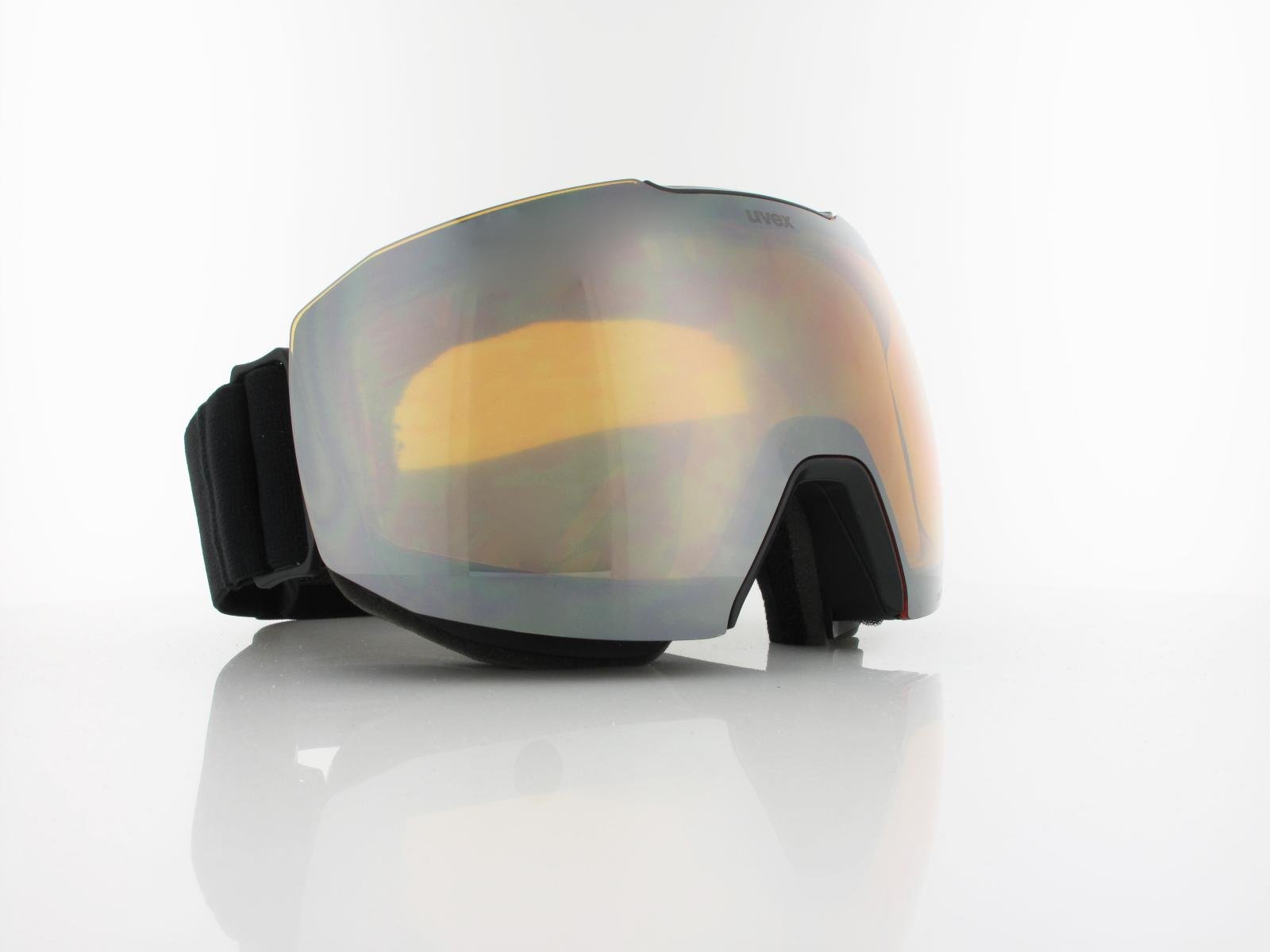 UVEX | epic ATTRACT S S550662 2030 | black matt / mirror silver - yellow