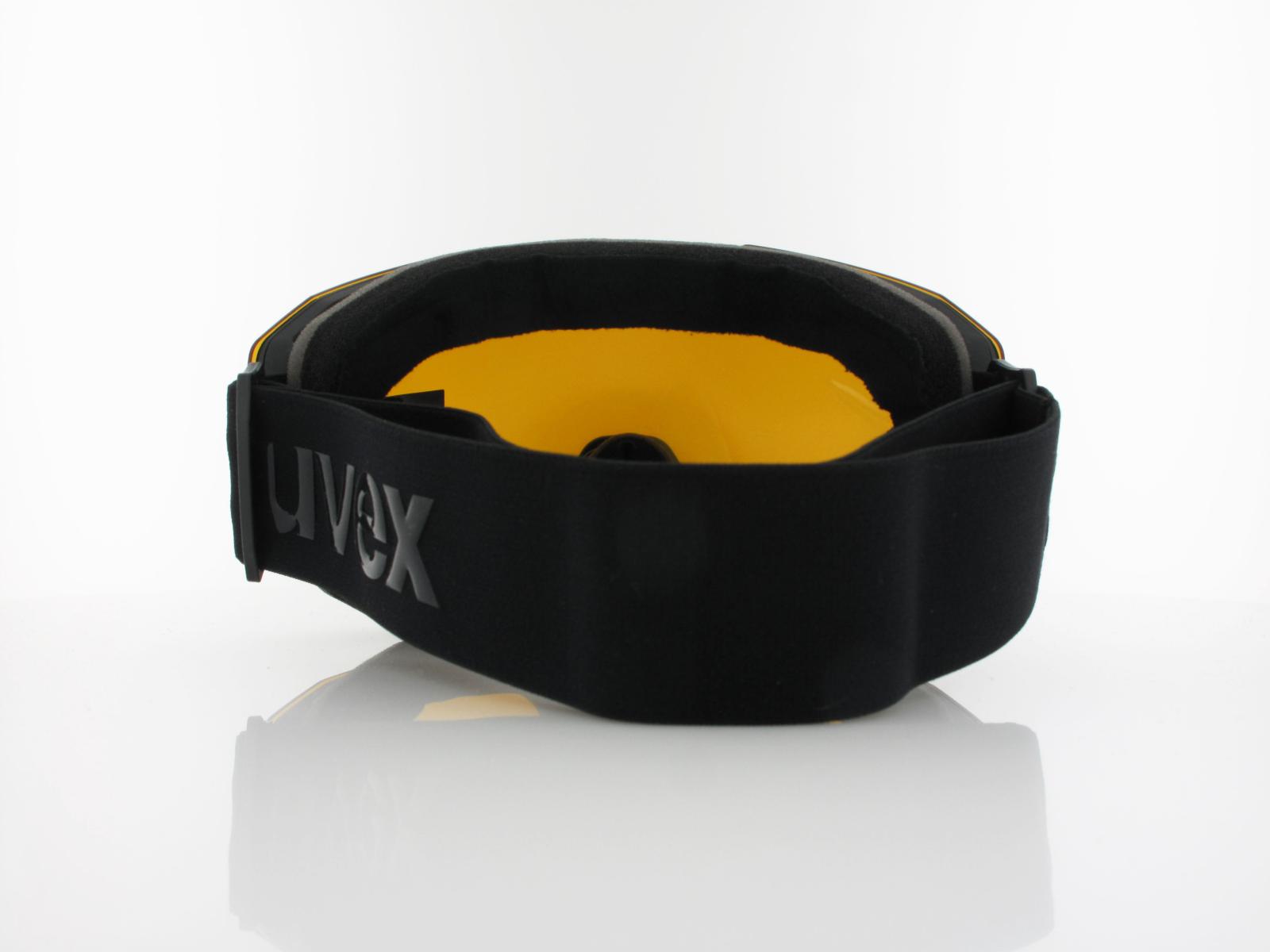 UVEX | epic ATTRACT S S550662 2030 | black matt / mirror silver - yellow