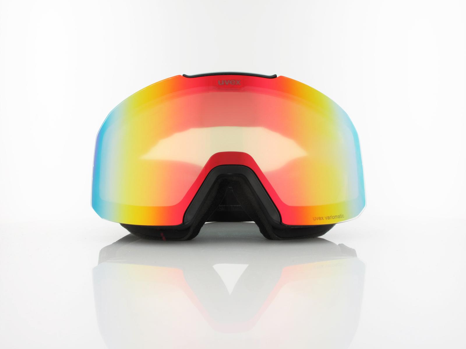 UVEX | evidnt ATTRACT V S S550673 2130 | black matt / vario rainbow mirror - yellow