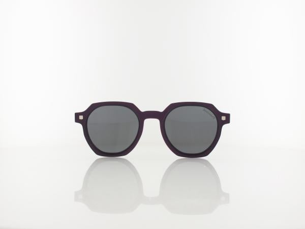 Brilando | CLIP TRC-30F 1 | matt purple / smoke polarized