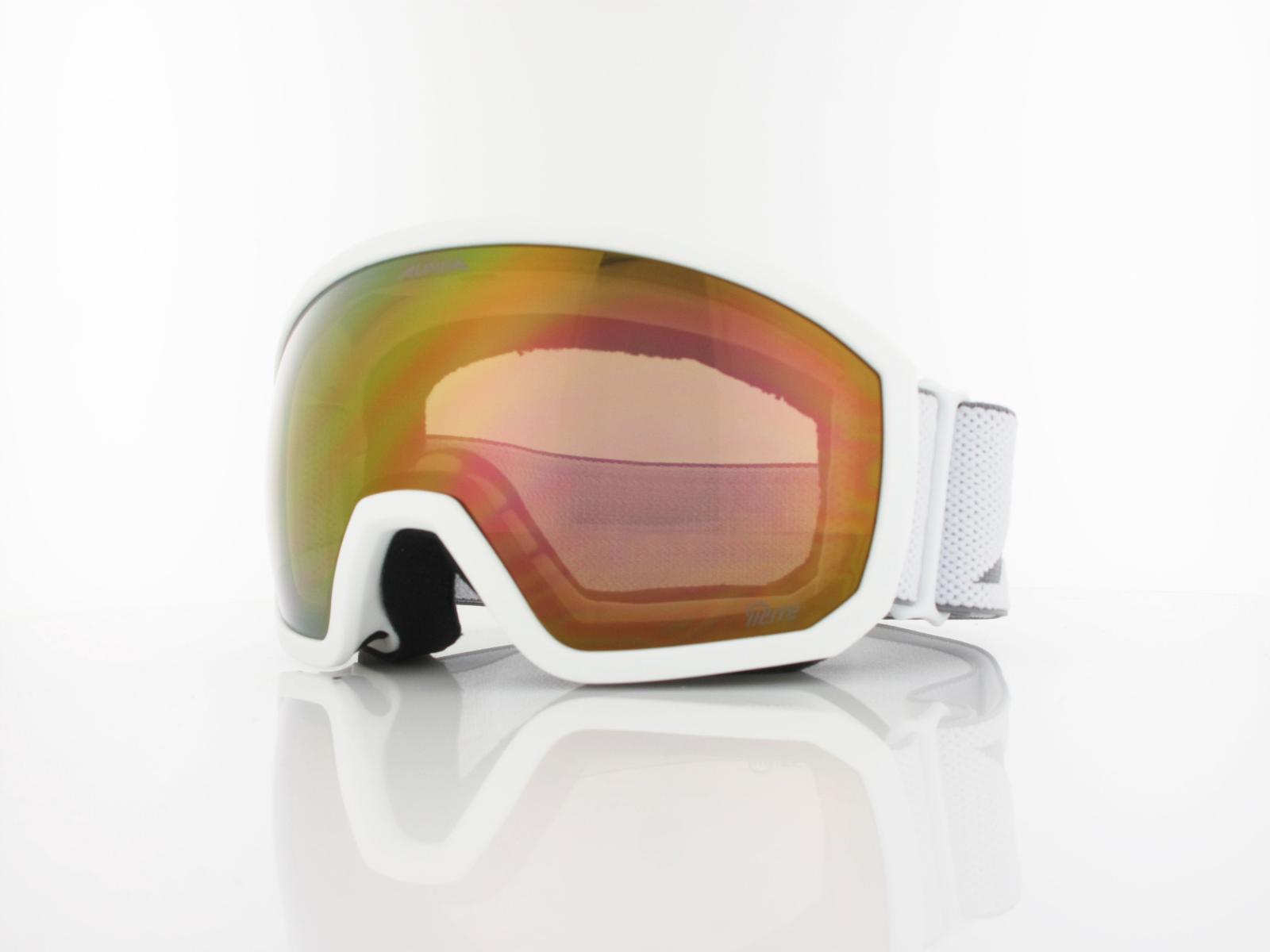 ALPINA Scarabeo Jr. Q-lite Maschera Da Sci Unisex Bambini – Lente Sferica Specchiata, Antifog, Comfort Frame, Adatta Sopra Occhiali Da Vista