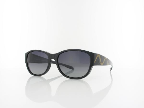HIS polarized HPS49101-1 57 black / smoke gradient polarized