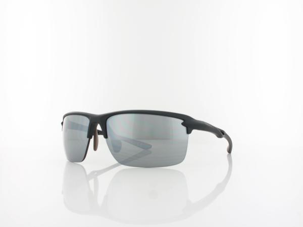 Brilando Premium Sport M2540 67 schwarz matt grau / silber verspiegelt