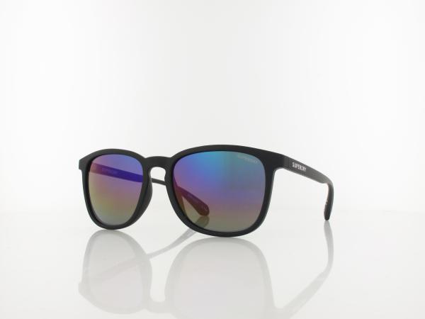 Superdry 5027 104 55 matte black / rainbow mirror