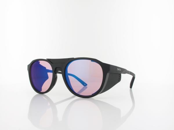 Smith Venture 003/PS 53 matte black / chromapop glacier photochromic copper blue mirror