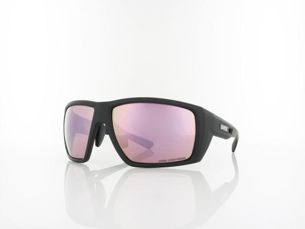 UVEX mtn venture CV S533054 2281 65 black matt / colorvision mirror pink