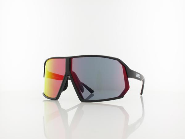 UVEX sportstyle 237 S533058 2216 75 black matt / supravision mirror red