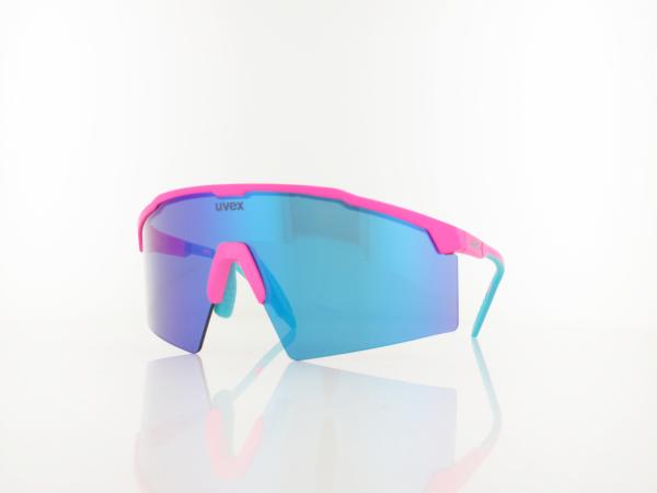 UVEX flowline S534004 3316 141 pink matt / mirror blue