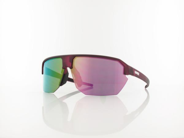 UVEX vectiv S534005 3316 70 cranberry transparent matt / mirror rose