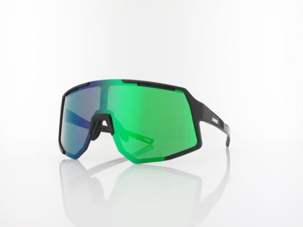 UVEX sequenze S534006 2217 135 black matt / mirror green