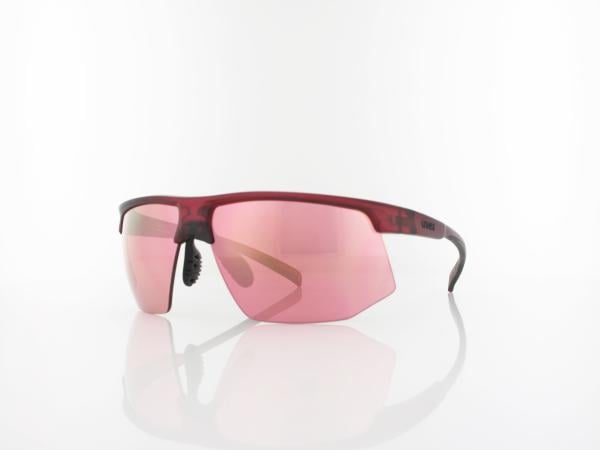 UVEX aerios S534010 3316 60 cranberry matt / mirror rose