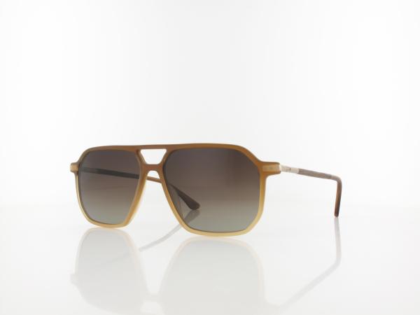 Wood Fellas Jog Wood Acetate 11728 7083 57 curled brown / brown gradient polarized