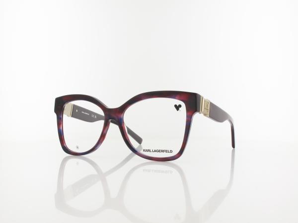 Karl Lagerfeld KL6149 512 55 striped wine purple