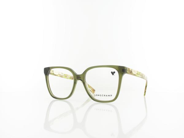 Longchamp LO2765 319 52 transparent khaki