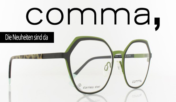 Die neuen Comma Brillen sind da – Stil trifft auf Komfort